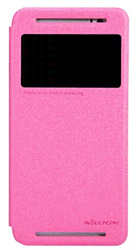 Nillkin Sparkle Leather Case для HTC One (розовый)