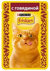 Friskies (0.085 кг) 1 шт. Кусочки в подливе с Говядиной