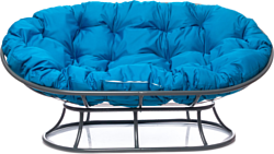 M-Group Мамасан 12100303 (серый/голубая подушка)