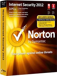 Norton Internet Security 2012 (3 ПК, 1 год)