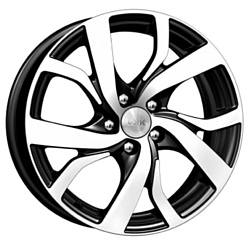 Колесный диск K&K Палермо 6.5x16/5x114.3 D66.1 ET40 алмаз черный