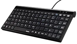 Клавиатура HAMA Slimline Mini black USB