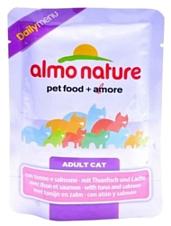 Almo Nature DailyMenu Adult Cat Tuna and Salmon (0.07 кг) 12 шт.