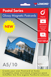 Lomond Glossy Magnetic Postcards A5 660 г/м2 10 листов 1511014