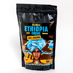 Эфиопия Сидамо 4 в зернах 500 г