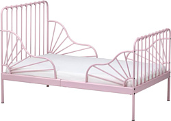 Ikea Миннен 200x80 (светло-розовый, раздвижная) 394.188.13