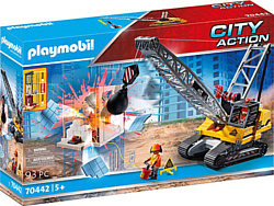 Playmobil PM70442 Кабельный экскаватор со строительной секцией