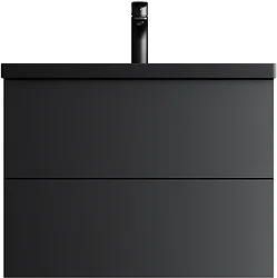 Тумба под умывальник AM.PM Gem 75 M90FHX07522BM (черный матовый) Тумба под умывальник AM.PM Gem 75 M90FHX07522BM (черный матовый)