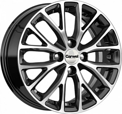 Carwel Хуко 6x15/4x100 D60.1 ET50 Черный с полировкой