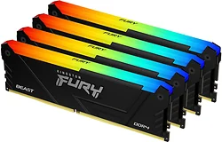 Модуль памяти Kingston FURY Beast RGB KF436C18BB2AK4/64 Модуль памяти Kingston FURY Beast RGB KF436C18BB2AK4/64
