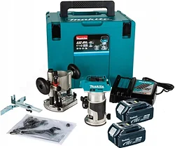 Фрезер Makita DRT50RTJX2 (с 2-мя АКБ, кейс)
