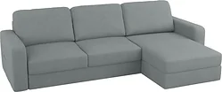 Угловой диван Mio Tesoro Aurora правый (Velutto 12 серый)