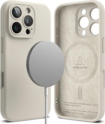 Ringke Silicone Magnetic Magsafe для Apple iPhone 16 Pro Stone