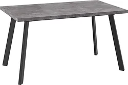 Кухонный стол Мамадома Borg-140 раздвижной 140-180х85 (дымчатая керамика/черный)