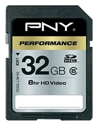 PNY Performance SDHC class 6 32GB