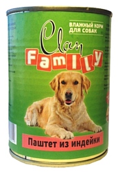 CLAN Family Паштет из индейки для собак (0.340 кг) 12 шт.