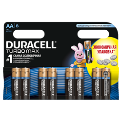 DURACELL AA Turbomax 8 шт.