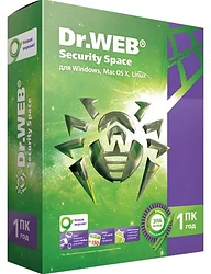 Антивирус Dr.Web Security Space (1 ПК, 1 год, ключ)