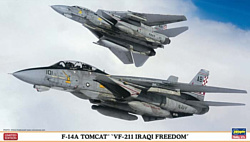 Hasegawa Истребитель-перехватчик F-14A Tomcat VF-211 Iraqi Freedom