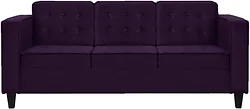 Прямой диван Brioli Вилли трехместный (велюр, B40 фиолетовый/темные ножки) Прямой диван Brioli Вилли трехместный (велюр, B40 фиолетовый/темные ножки)