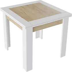 Кухонный стол Трия Хьюстон тип 3 (белый/дуб крафт золото) Кухонный стол Трия Хьюстон тип 3 (белый/дуб крафт золото)