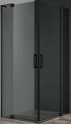 Душевой уголок Cezares SLIDER-AH-2-90/100-100/110-GRIGIO-NERO
