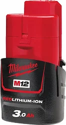 Аккумулятор Milwaukee M12B3 (12В/3 Ah)