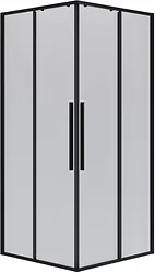 Душевой уголок Niagara NG-6824-34BLACK 100x100x195 (черный матовый/прозрачное стекло)