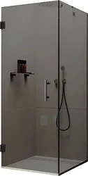 Душевой уголок MaybahGlass MGY-1309-6 (графитовое стекло/черный) Душевой уголок MaybahGlass MGY-1309-6 (графитовое стекло/черный)