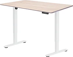 Стол для работы стоя ErgoSmart Wooden Electric Desk Prime 1300х750х27 мм (скошенный край, дуб беленый/белый) Стол для работы стоя ErgoSmart Wooden Electric Desk Prime 1300х750х27 мм (скошенный край, дуб беленый/белый)