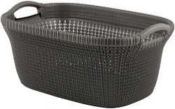 Keter Knit Laundry Basket STD 40L (темно-коричневый)