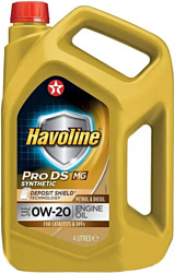 Моторное масло Texaco Havoline ProDS MG 0W-20 4л