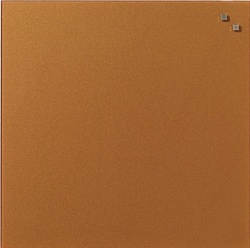 Naga Magnetic Glass Board 45x45 (коричневый) (10783)