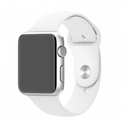 Ремешок Apple спортивный 42 мм (белый, 160-245 мм) (ML9H2)