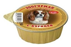 Зоогурман Мясное суфле для собак с курицей (0.125 кг) 16 шт.