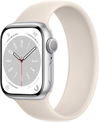 Apple Watch Series 8 45 мм (алюминиевый корпус, силиконовый ремешок)