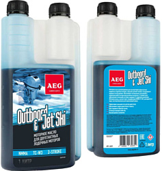 AEG Lubricants Outboard&JetSki 2Т Oil NMMA TC-W3 Дозатор 1л