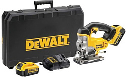 Лобзик DeWalt DCS331M2 (с 2-мя АКБ, кейс)