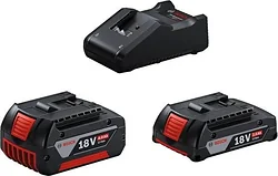 Аккумулятор с зарядным устройством Bosch 1600A01ZS9 (18В/4 Ah + 18В/2 Ah + 18В) Аккумулятор с зарядным устройством Bosch 1600A01ZS9 (18В/4 Ah + 18В/2 Ah + 18В)