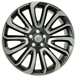 WSP Italy W2359 9.5x22/5x120 D72.6 ET49 Anthracite Polished