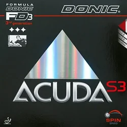 Ракетка для настольного тенниса Donic Acuda S3 (max, черный)