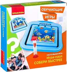 Настольная игра для детей Bondibon Собери быстрее Настольная игра для детей Bondibon Собери быстрее