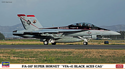 Hasegawa Истребитель FA18F Super Hornet VFA41 Black Aces