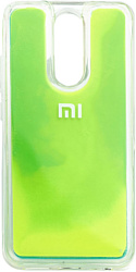 EXPERTS Neon Sand Tpu для Xiaomi Redmi Note 9 с LOGO (зеленый)