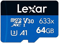 Lexar 633x microSDXC LMS0633064G-BNNNG 64GB