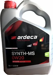Моторное масло Ardeca Synth-MS 0W-20 5л