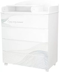 Комод INDIGO Green Line с узким пеленальным столиком (волна) Комод INDIGO Green Line с узким пеленальным столиком (волна)