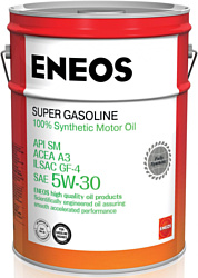 Eneos Super Gasoline 100% Synthetic 5W-30 20л