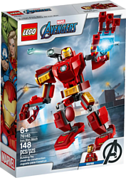 Конструктор LEGO Marvel Super Heroes 76140 Avengers Железный Человек: трасформер