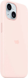 Чехол для телефона Apple MagSafe Silicone Case для iPhone 15 Plus (светло-розовый)